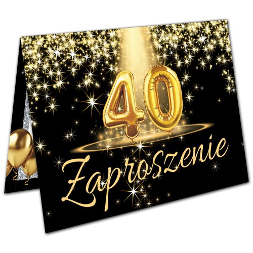 Zaproszenia na 40 Urodziny