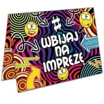 Zaproszenia dla Dzieci Hasztag Urodzinowe Wbijaj na Imprezę
