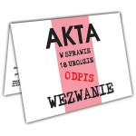 Zaproszenia na 18 Urodziny Akta Sprawy Sądowej