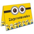 Zaproszenia dla dzieci Minionki - zaproszenia.pl