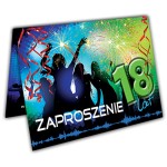 Zaproszenia na 18 Urodziny Osiemnastkę Party