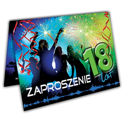 Zaproszenia na 18 party - zaproszenia.pl