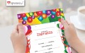 Zaproszenia na urodziny dla dzieci - balony i kulki