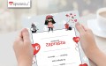 Zaproszenia na urodziny dla dziewczynki - Piratka