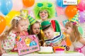 Zaproszenia na urodziny dla dziewczynki - zwierzaki: kot, żyrafa, pies