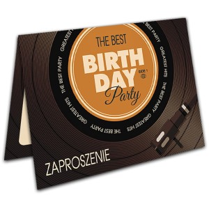 Zaproszenia na Urodziny Birth Day Party