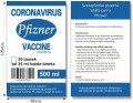 Naklejki na wódkę weselną, urodzinową, osiemnastkową, szczepionka, wirus, covid-19 Pfizner