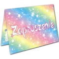 Zaproszenia na Urodziny Tęcza Tęczowe