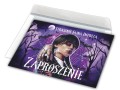Zaproszenia na Urodziny WEDNESDAY ADDAMS z kopertą