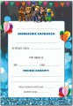 Zaproszenia dla Dzieci Urodzinowe ROBLOX