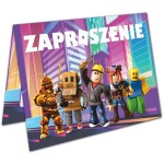 Zaproszenia dla Dzieci na Urodziny ROBLOX